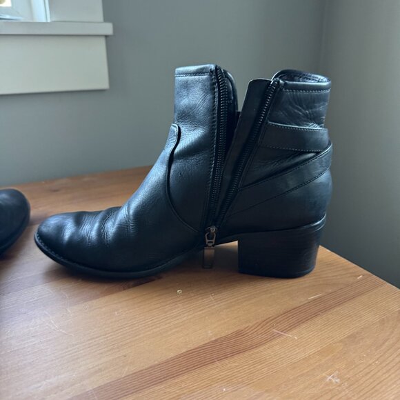 Gerry Weber black leather ankle boots (Josef Seibel) - Picture 4 of 7